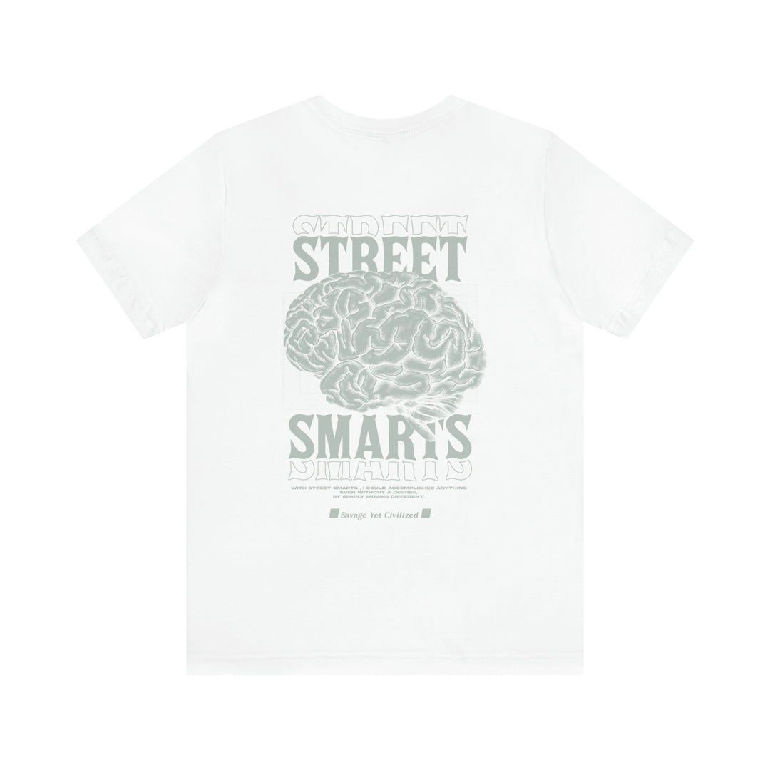 Street Smarts Jersey Short Sleeve Tee- ( LIGHT GREY)