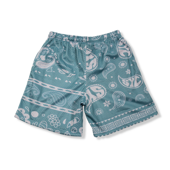 *NEW*SYC Paisleys Mesh Shorts "frosted mint"