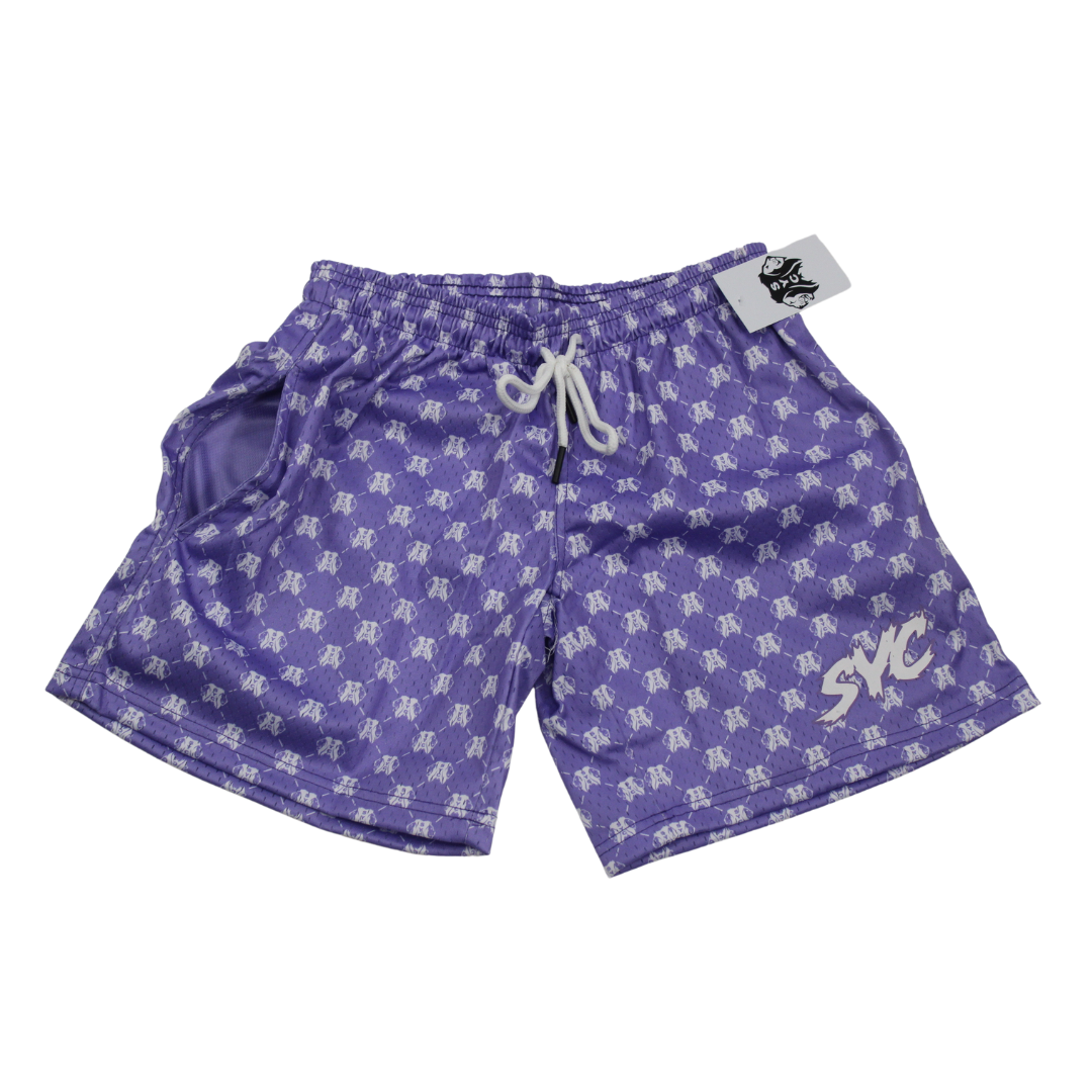 mesh shorts mens - Ash Purple