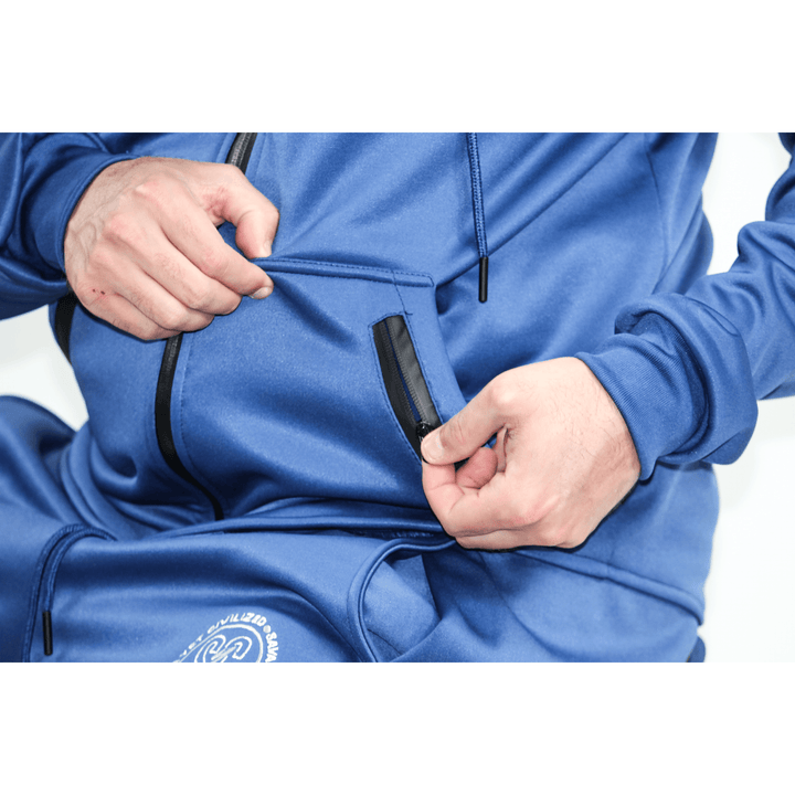 Luxury TEC Jogger suits (NY Blue) - Savage Yet Civilized Apparel 