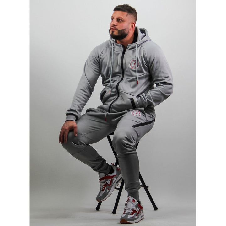 Luxury TEC Jogger Suit  (Gray) Savage Yet Civilized Apparel