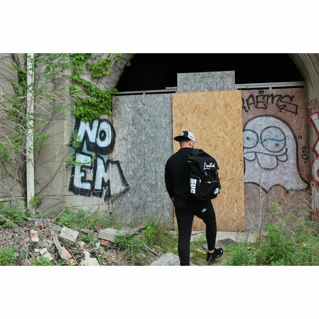 SYC Limited - Travel Backpack "Black Savage Yet Civilized Apparel