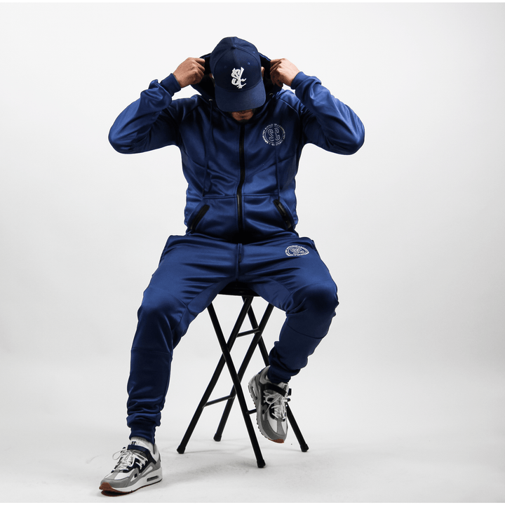 Luxury TEC Jogger suits (NY Blue) - Savage Yet Civilized Apparel 
