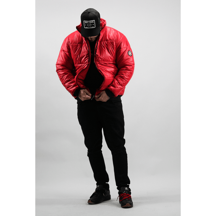 Street Smarts - Puffer Jacket  (RED)
