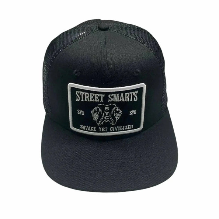 Youth custom trucker "Street Smart Hat" Savage Yet Civilized Apparel