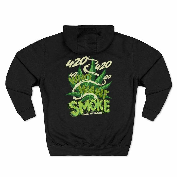WHO WANT SMOKE - hoodies for men Printify